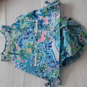 Lilly Pulitzer baby shift Lilly's House 6-12 m. EUC